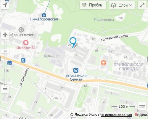 NSP Нижний Новгород адрес Печерский съезд 22А