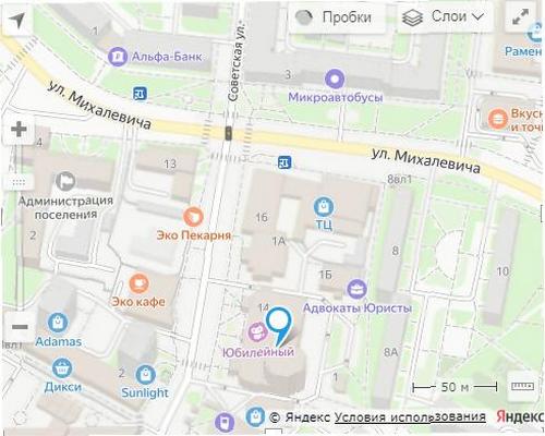 НСП в Раменсом на карте города